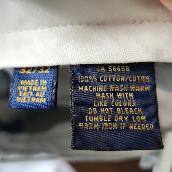 POLO RALPH LAUREN | Slim Fit Chino Pants Blue Sz 32/32 - Picture 6 of 6